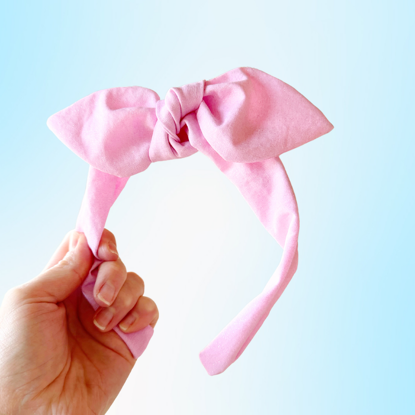 Pink Glitter Bowband