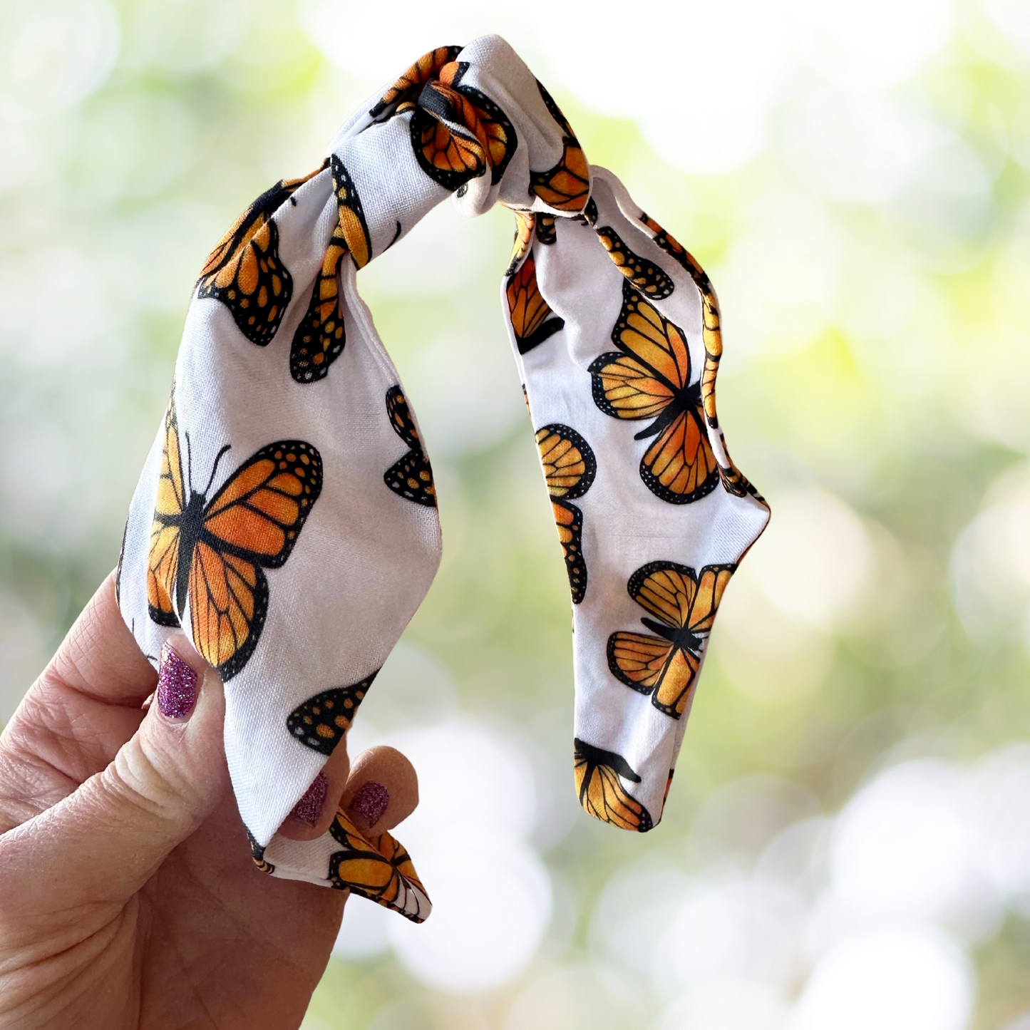 Monarch Butterfly Knot Headband